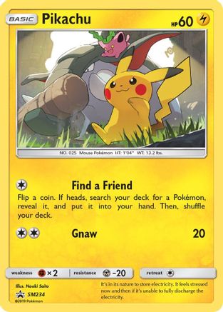 SM Promos  SM234 Pikachu  - Holofoil - Promo
