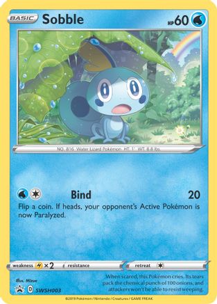 SWSH Sword & Shield Promo Cards  SWSH003 Sobble  - Holofoil - Promo
