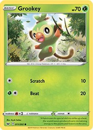 Miscellaneous Cards & Products  011/202 Grookey  - Holofoil - Promo