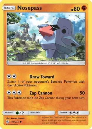 SM  Cosmic Eclipse  106 Nosepass  - Common