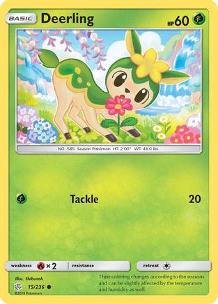 SM  Cosmic Eclipse  015/236 Deerling  - Common