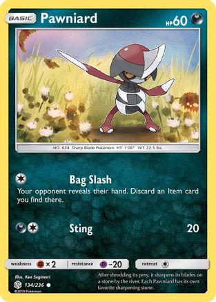 SM  Cosmic Eclipse  134/236 Pawniard  - Common