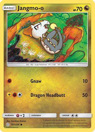 SM  Cosmic Eclipse  161/236 Jangmo  - Reverse Holofoil - Common