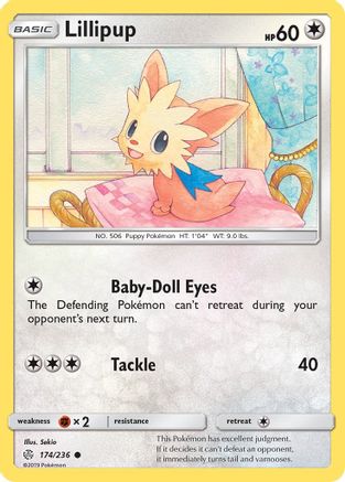 SM  Cosmic Eclipse  174/236 Lillipup  - Common