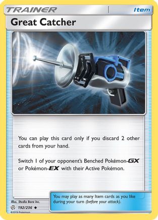 SM  Cosmic Eclipse  192/236 Great Catcher  - Uncommon