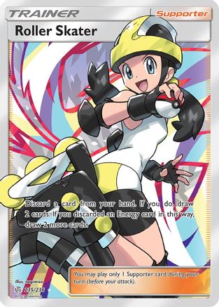 SM  Cosmic Eclipse  235 Roller Skater (Full Art)  - Holofoil - Ultra Rare