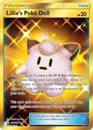 SM  Cosmic Eclipse  267 Lillie's Poke Doll (Secret)  - Holofoil - Secret Rare