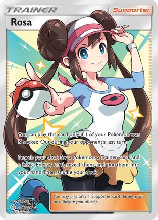 SM  Cosmic Eclipse  236 Rosa (Full Art)  - Holofoil - Ultra Rare