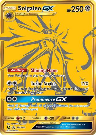 SM Promos  SM104a Solgaleo GX  - Holofoil - Promo