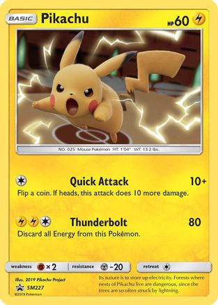 SM Promos  SM227 Pikachu  - Holofoil - Promo