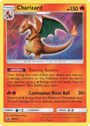 SM Promos  SM226 Charizard  - Holofoil - Promo