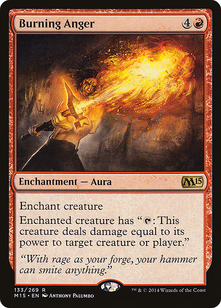 Magic 2015 - (M15-133) - Burning Anger