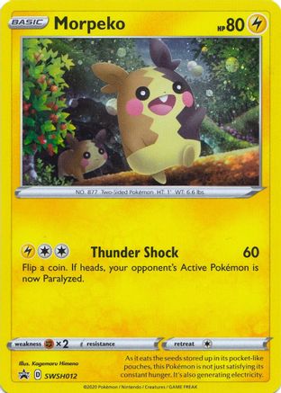 SWSH Sword & Shield Promo Cards  SWSH012 Morpeko  - Holofoil - Promo