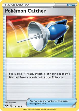 SWSH01 Sword & Shield Base Set  175/202 Pokemon Catcher  - Uncommon