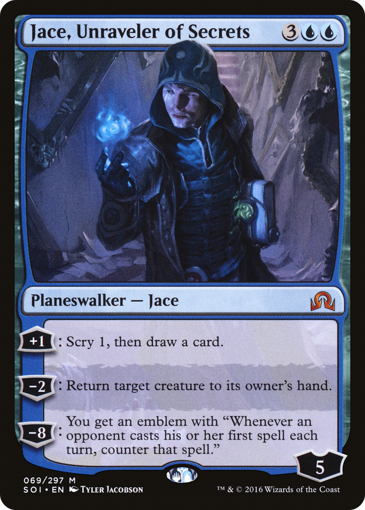 Shadows over Innistrad - (SOI-069) - Jace, Unraveler of Secrets
