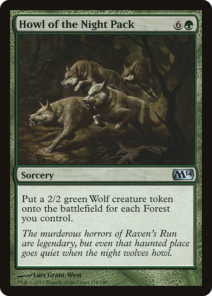Magic 2014 - (M14-178) - Howl of the Night Pack Foil