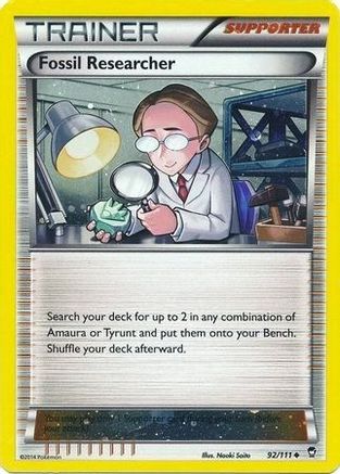 Miscellaneous Cards & Products  092/111 Fossil Researcher  - Holofoil - Promo