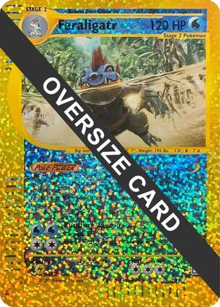 Jumbo Cards  002/12 Feraligatr  - Reverse Holofoil - Promo