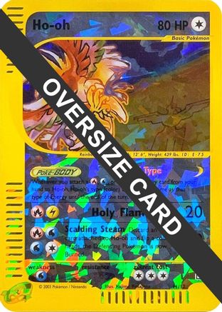 Jumbo Cards /12 Ho-oh - 11/12 (Box Topper)  - Reverse Holofoil - Promo