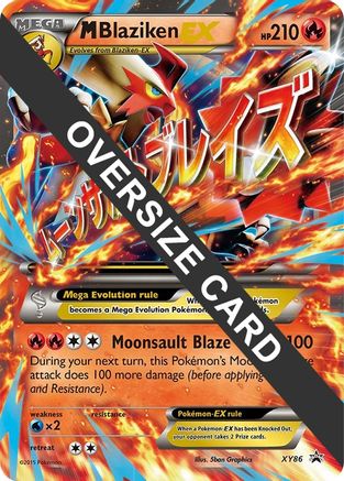 Jumbo Cards  M Blaziken EX - XY86  - Holofoil - Promo