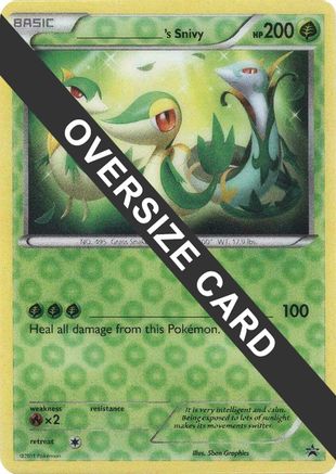 Jumbo Cards  ______'s Snivy  - Reverse Holofoil - Promo