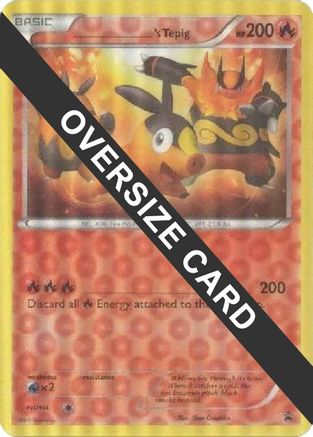 Jumbo Cards  ______'s Tepig  - Reverse Holofoil - Promo