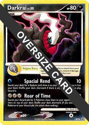 Jumbo Cards  Darkrai - DP24 (DP Black Star Promos)  - Holofoil - Promo