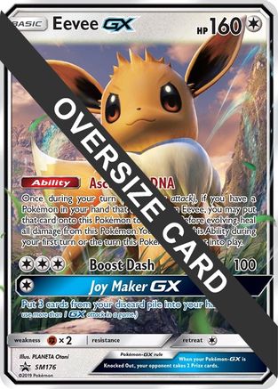 Jumbo Cards  Eevee GX - SM176 (SM Black Star Promo)  - Holofoil - Promo