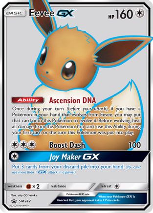 SM Promos  SM242 Eevee GX  - Holofoil - Promo