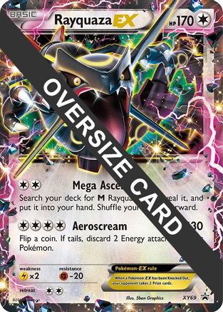 Jumbo Cards  Rayquaza EX - XY69  - Holofoil - Promo