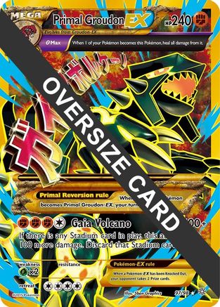 Jumbo Cards /98 Primal Groudon EX - 97/98  - Holofoil - Promo