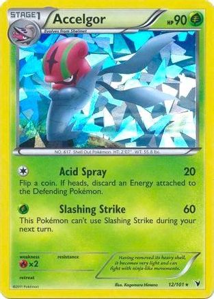 Deck Exclusives  012/101 Accelgor  - Holofoil - Holo Rare