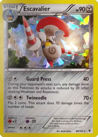 Deck Exclusives  080/101 Escavalier  - Holofoil - Holo Rare