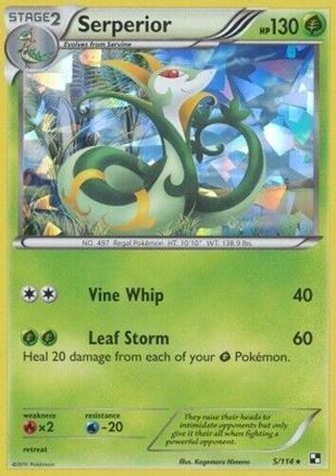 Deck Exclusives  005/114 Serperior  - Holofoil - Holo Rare