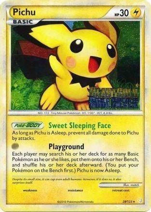 Nintendo Promos /123 Pichu - 28/123 (Prerelease)  - Holofoil - Promo