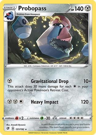 SWSH02 Rebel Clash  131/192 Probopass  - Reverse Holofoil - Rare