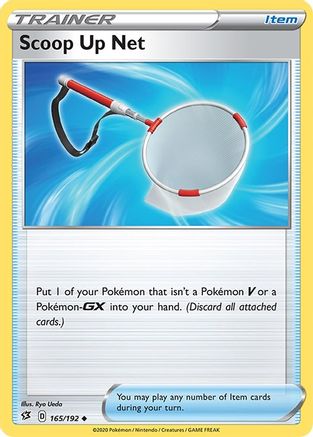 SWSH02 Rebel Clash  165/192 Scoop Up Net  - Reverse Holofoil - Uncommon