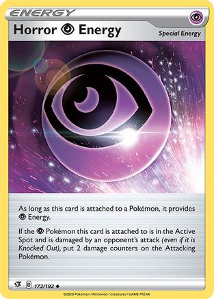 SWSH02 Rebel Clash  172/192 Horror P Energy  - Reverse Holofoil - Uncommon