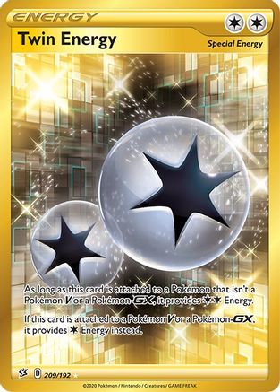 SWSH02 Rebel Clash  209/192 Twin Energy (Secret)  - Holofoil - Secret Rare