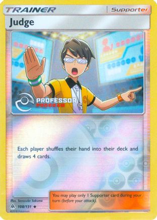 Professor Program Promos  Judge (2019)  - Reverse Holofoil - Promo