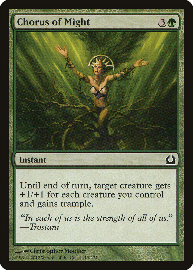 Return to Ravnica - (RTR-119) - Chorus of Might