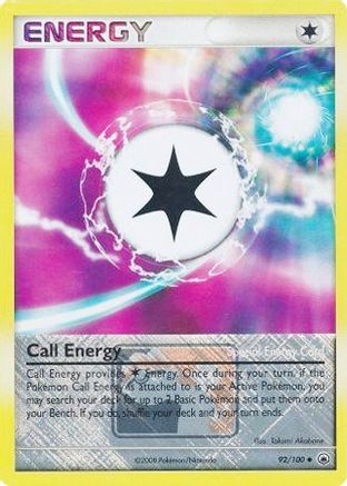 League & Championship Cards /100 Call Energy - 92/100 (League Promo)  - Reverse Holofoil - Promo