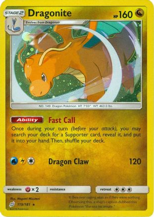 Miscellaneous Cards & Products  119/181 Dragonite  - Holofoil - Promo