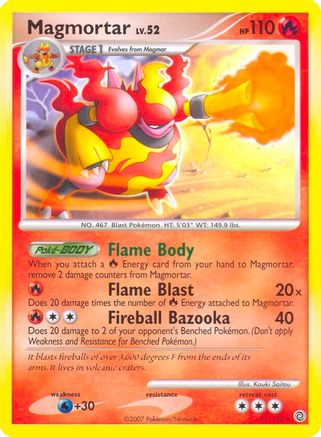 Deck Exclusives  031/132 Magmortar  - Holofoil - Holo Rare