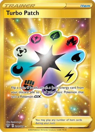 SWSH03 Darkness Ablaze  200/189 Turbo Patch (Secret)  - Holofoil - Secret Rare