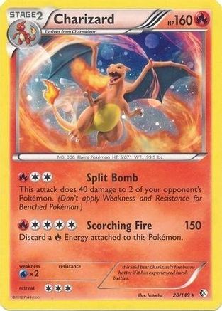 Blister Exclusives /149 Charizard - 20/149 (Cosmos Holo)  - Holofoil - Promo