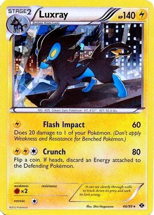 Blister Exclusives /99 Luxray - 46/99 (Cracked Ice Holo)  - Holofoil - Promo