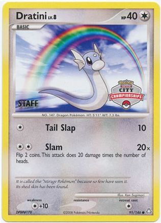 League & Championship Cards /146 Dratini - 91/146 (City Championships) [Staff]  - Promo
