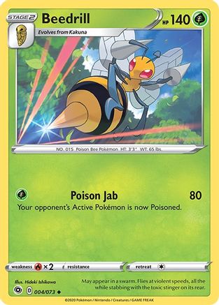 Champions Path  004/73 Beedrill  - Uncommon