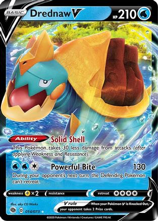 Champions Path  014/73 Drednaw V  - Holofoil - Ultra Rare
